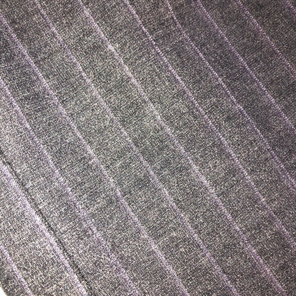 Dark gray and lilac pinstripes suit jacket wool size 14 MSRP $428 - Picture 13 of 13